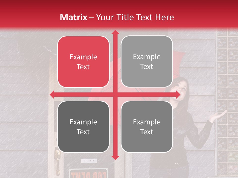 Water People Female PowerPoint Template