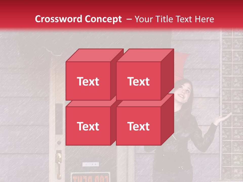 Water People Female PowerPoint Template