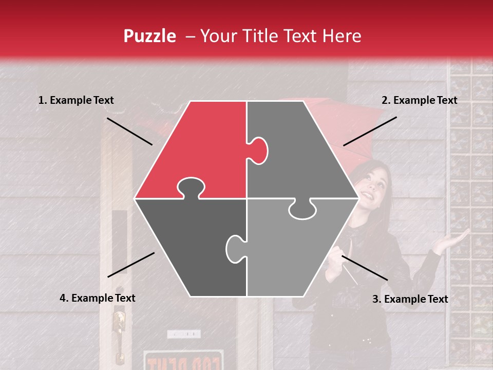 Water People Female PowerPoint Template