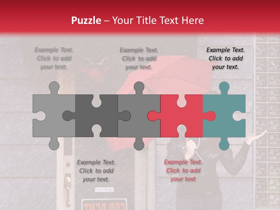 Water People Female PowerPoint Template