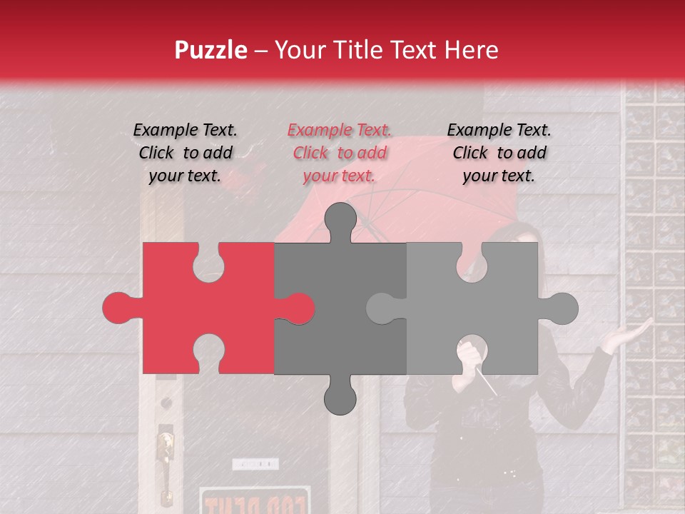 Water People Female PowerPoint Template