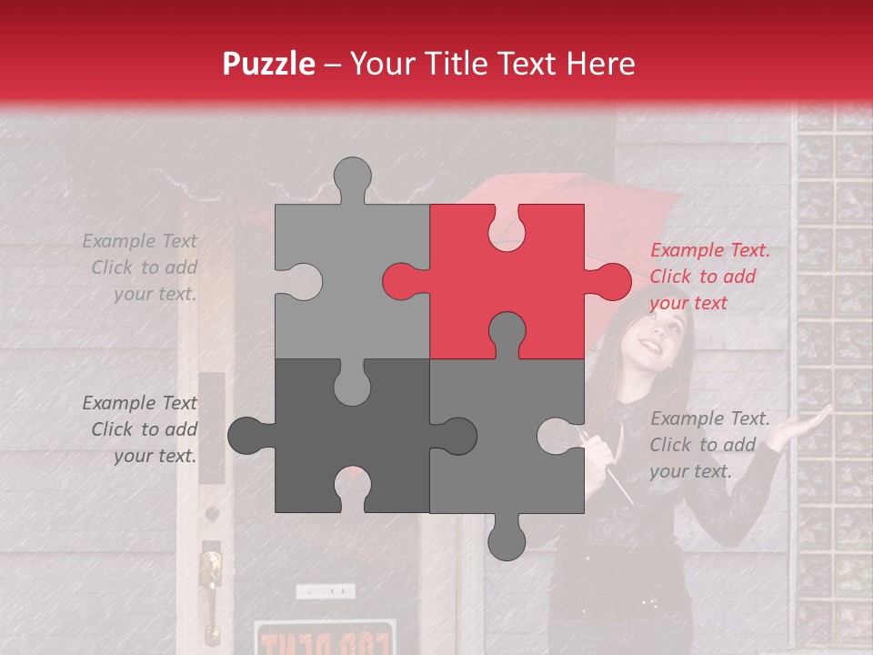 Water People Female PowerPoint Template