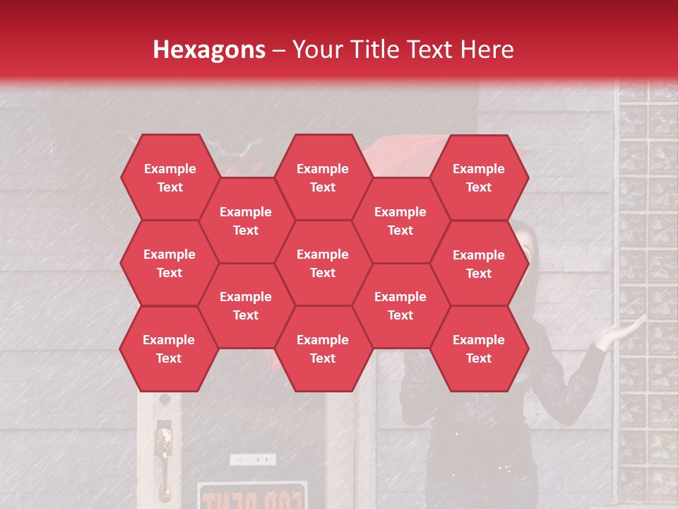 Water People Female PowerPoint Template