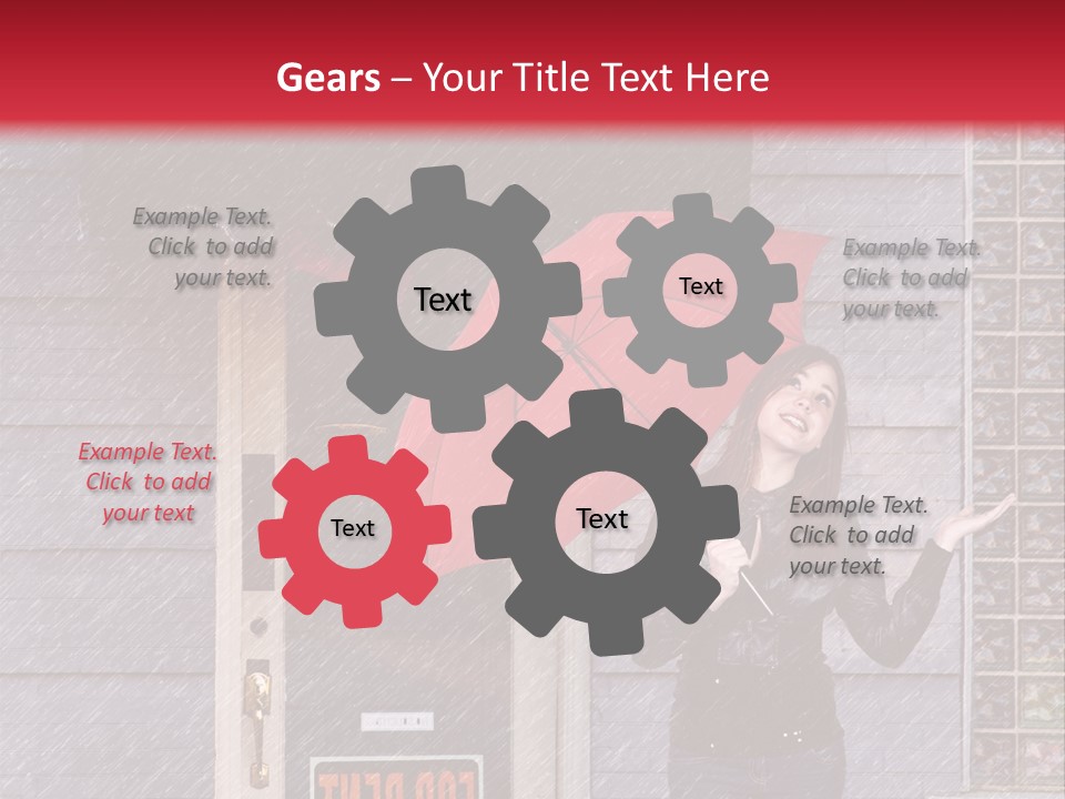 Water People Female PowerPoint Template