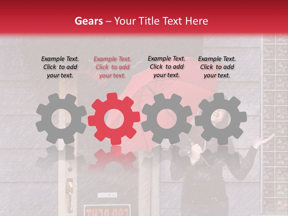 Water People Female PowerPoint Template