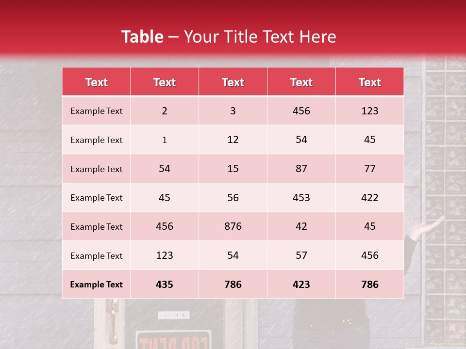 Water People Female PowerPoint Template