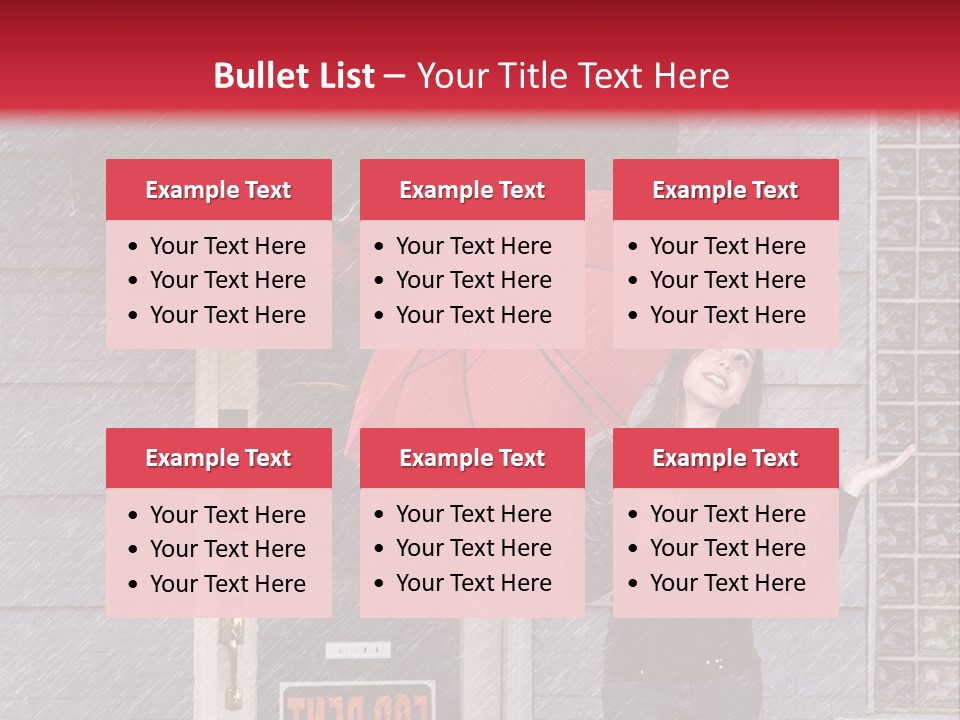 Water People Female PowerPoint Template