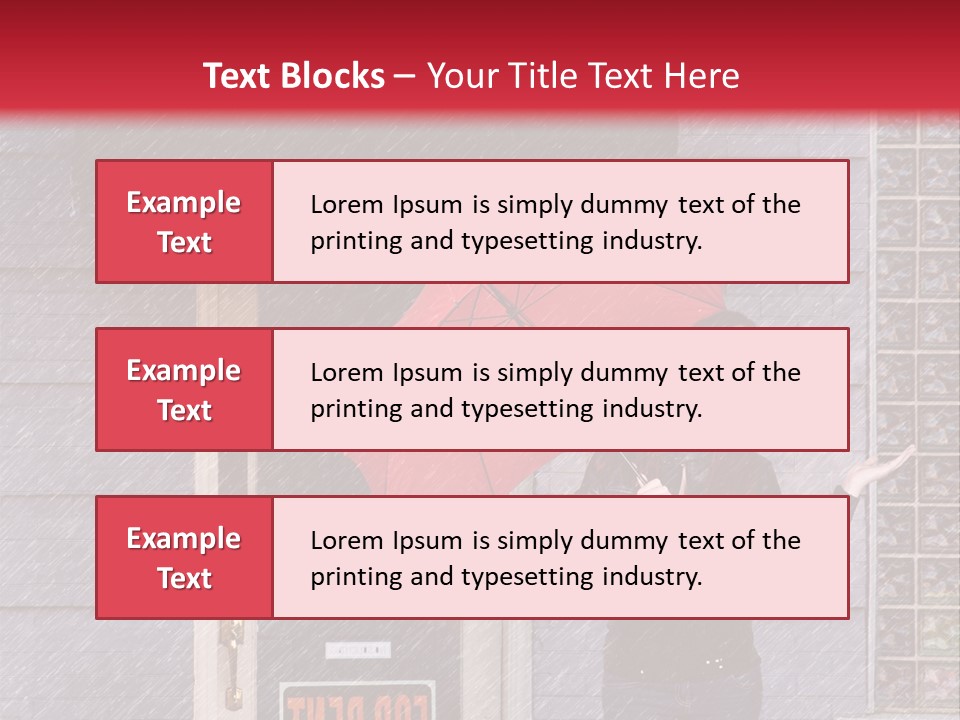 Water People Female PowerPoint Template