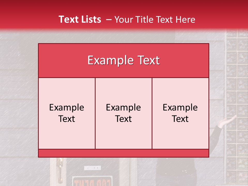 Water People Female PowerPoint Template