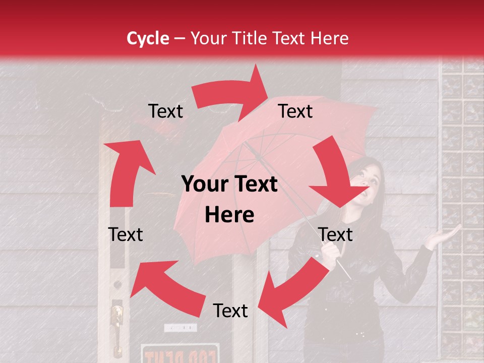 Water People Female PowerPoint Template