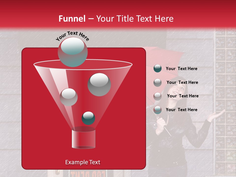 Water People Female PowerPoint Template