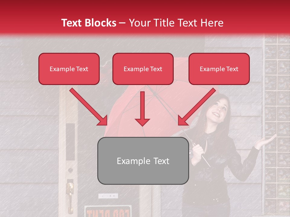 Water People Female PowerPoint Template
