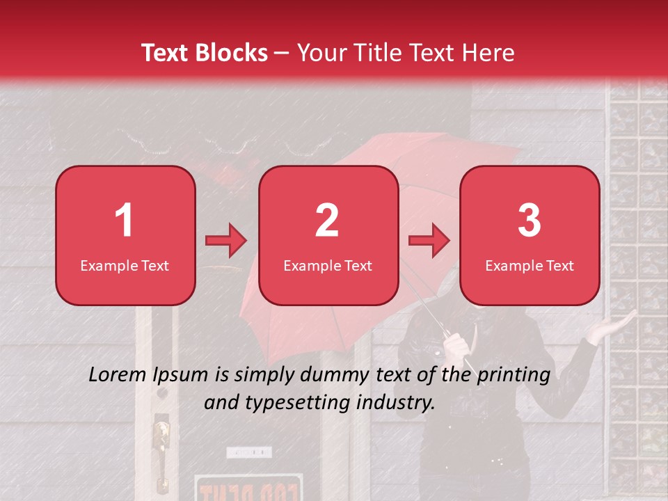 Water People Female PowerPoint Template