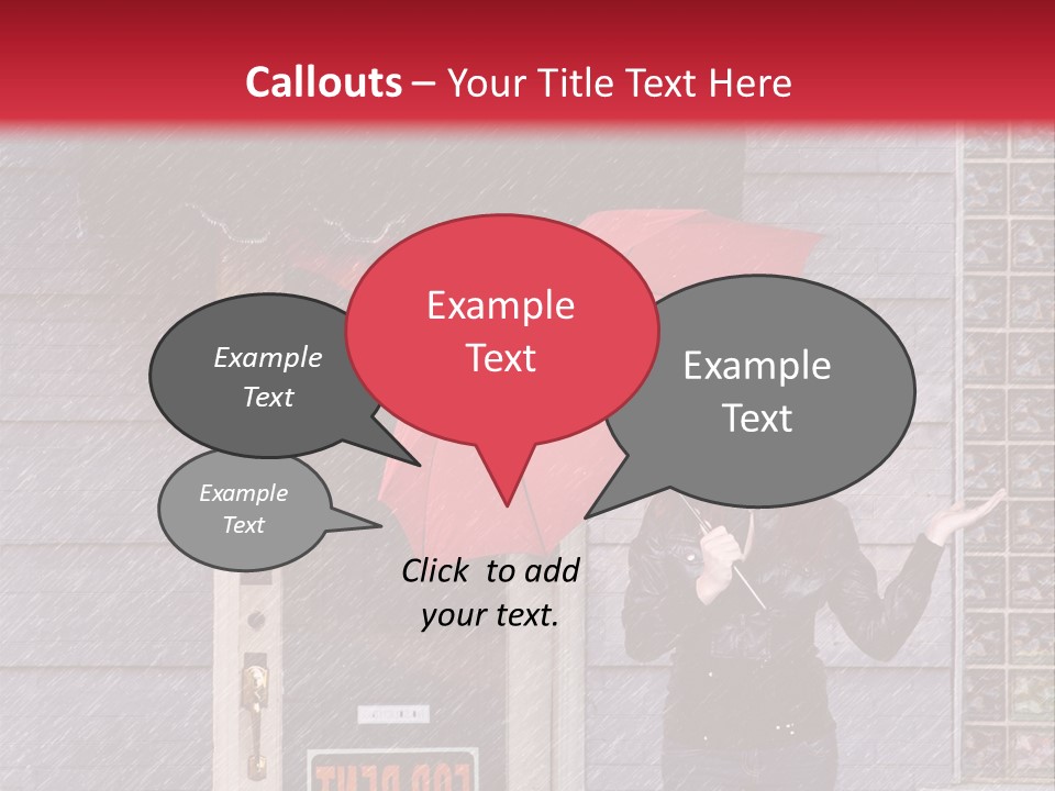 Water People Female PowerPoint Template