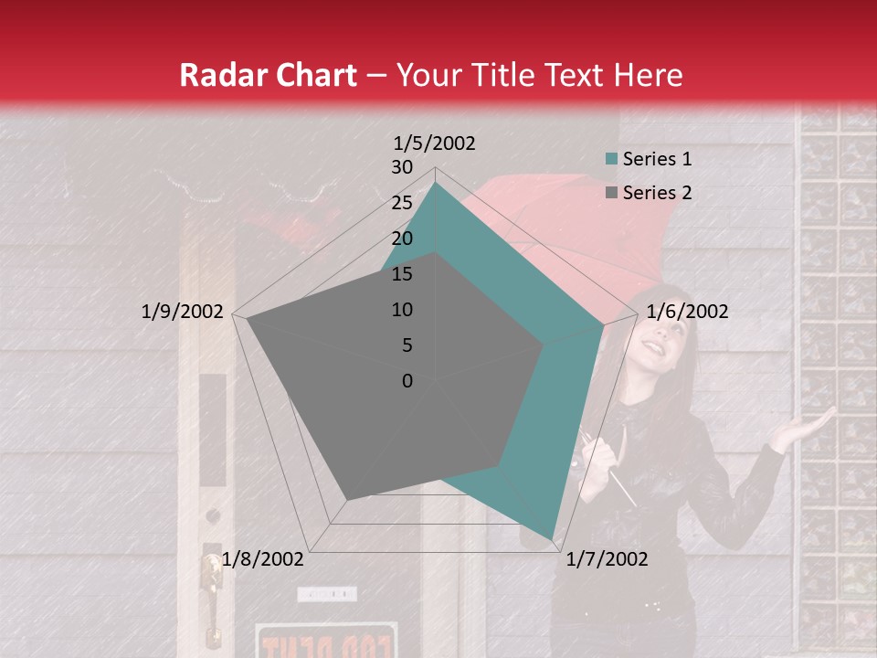 Water People Female PowerPoint Template