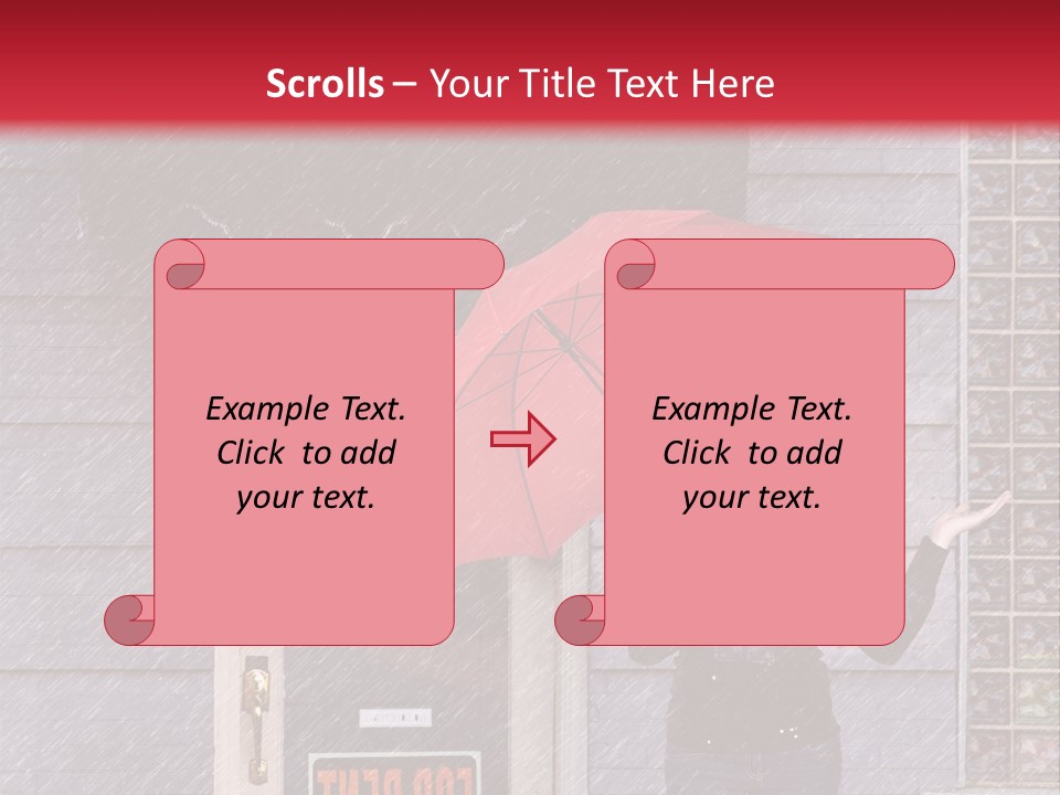 Water People Female PowerPoint Template