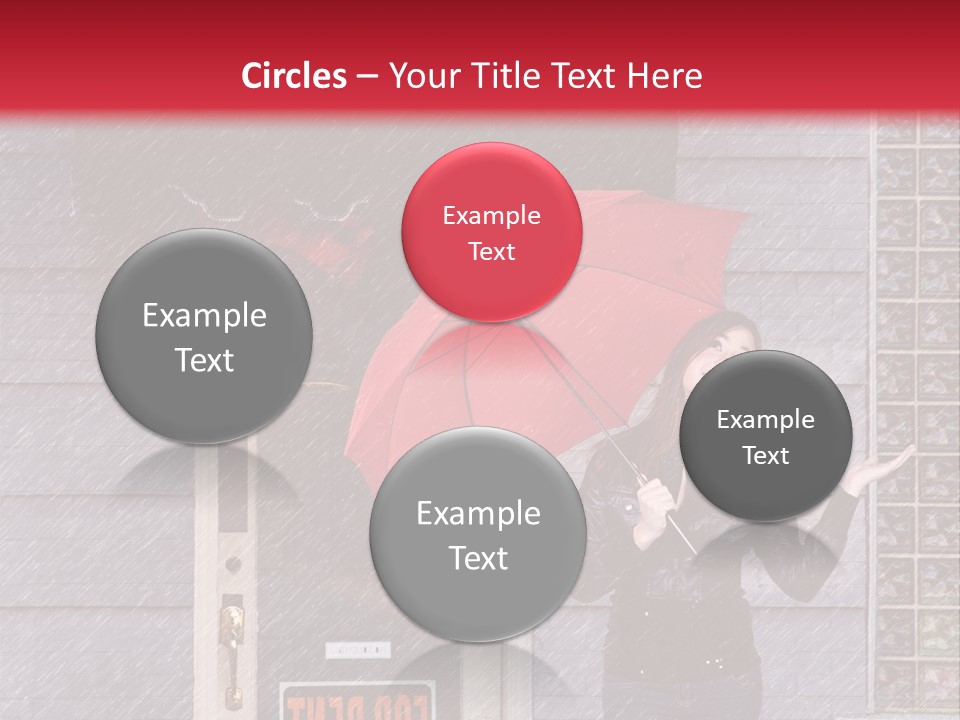 Water People Female PowerPoint Template