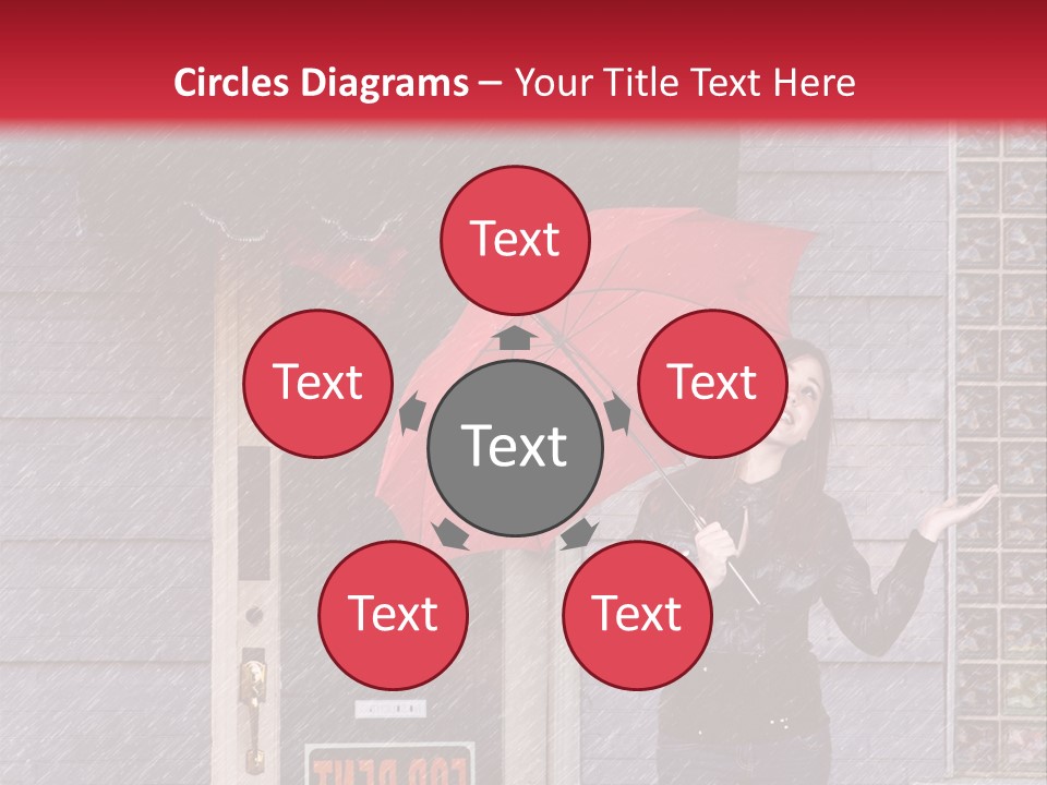 Water People Female PowerPoint Template