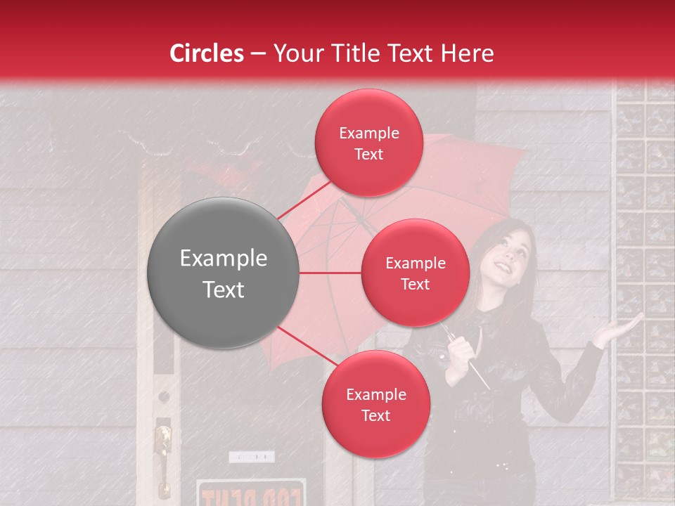 Water People Female PowerPoint Template