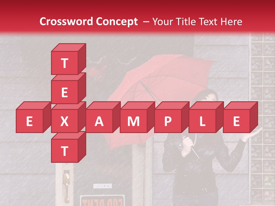 Water People Female PowerPoint Template