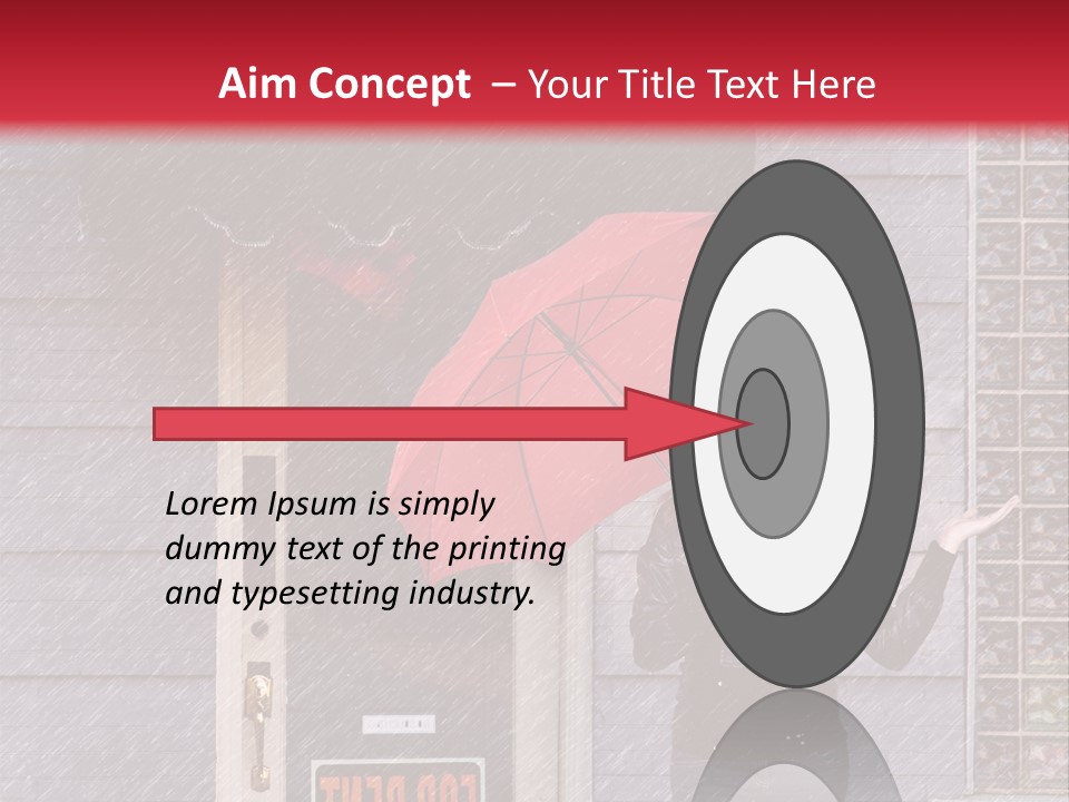 Water People Female PowerPoint Template