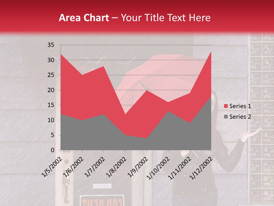 Water People Female PowerPoint Template