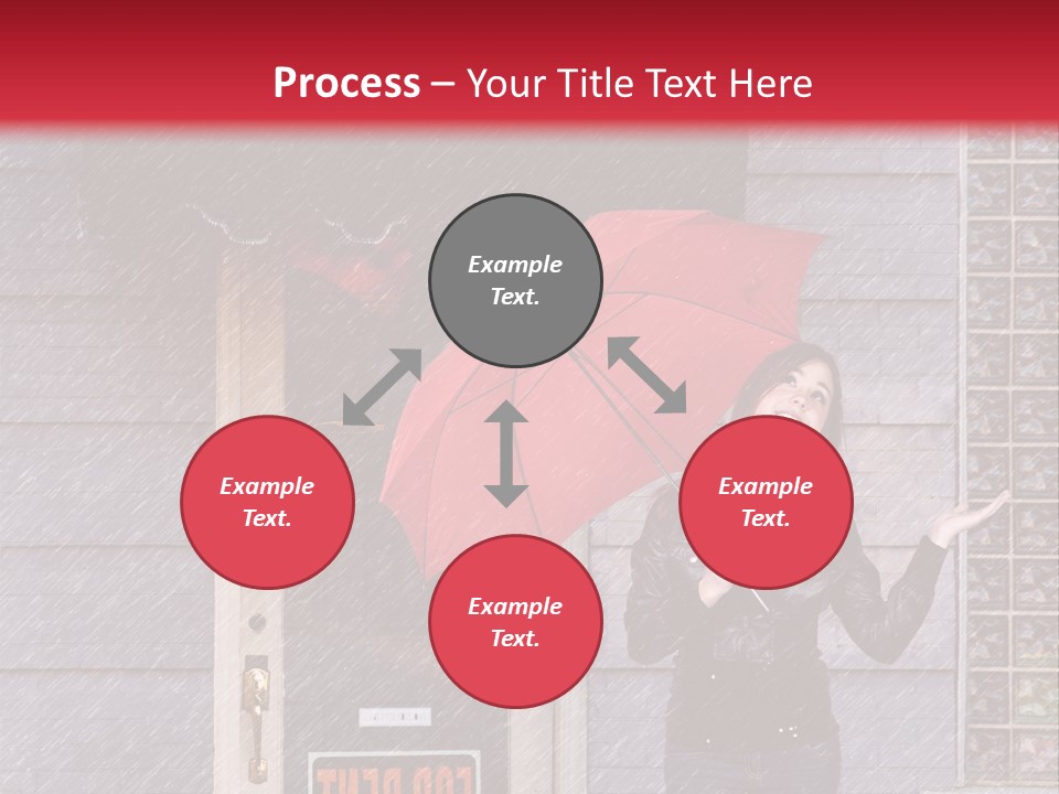 Water People Female PowerPoint Template