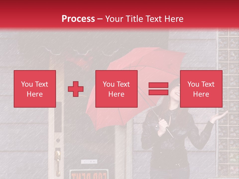 Water People Female PowerPoint Template