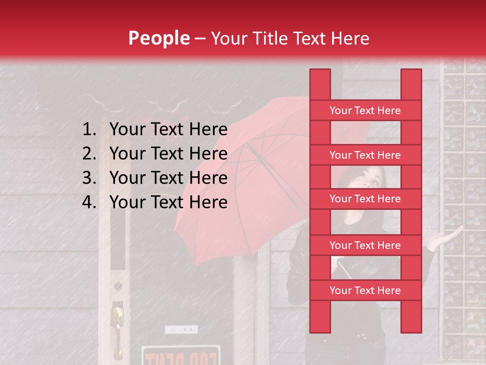 Water People Female PowerPoint Template