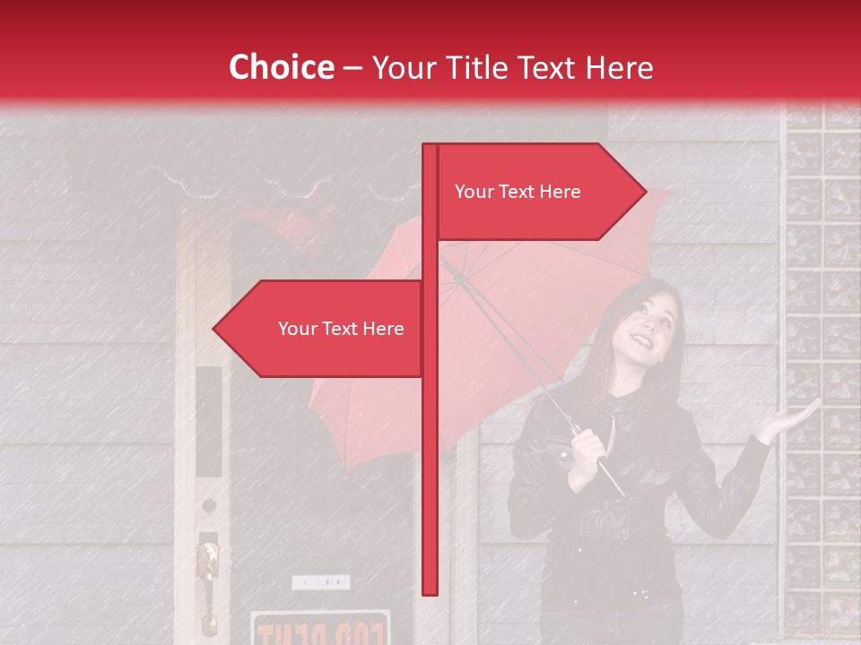 Water People Female PowerPoint Template
