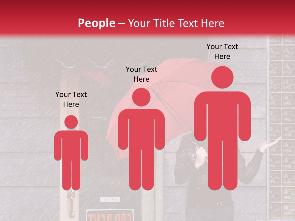 Water People Female PowerPoint Template