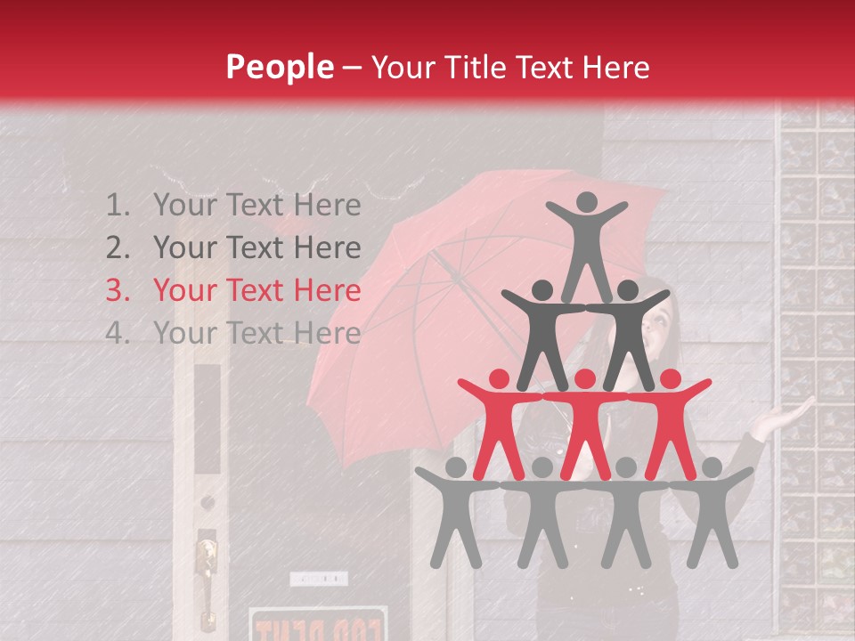 Water People Female PowerPoint Template