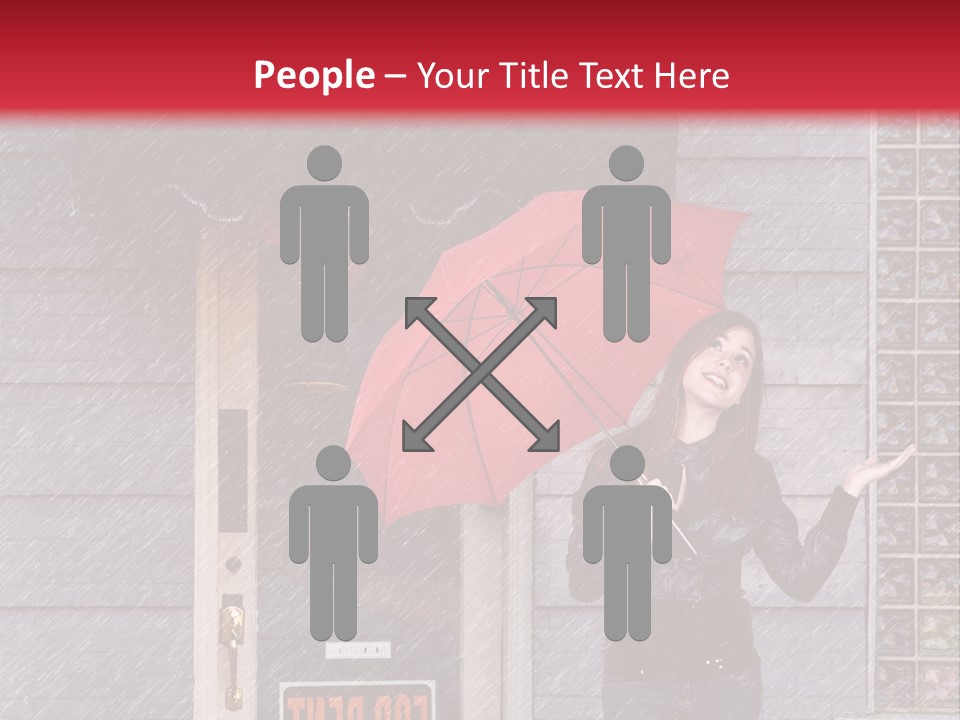 Water People Female PowerPoint Template