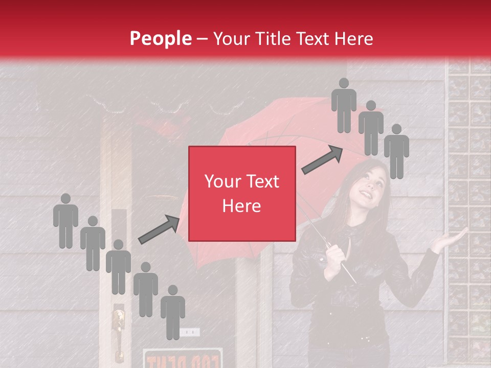 Water People Female PowerPoint Template