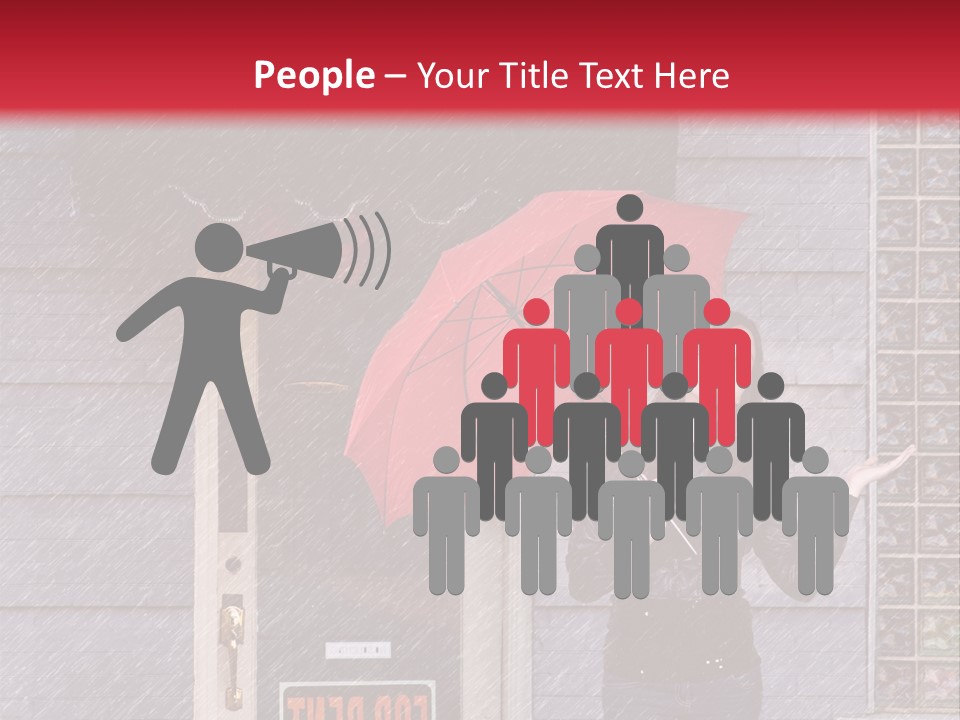 Water People Female PowerPoint Template