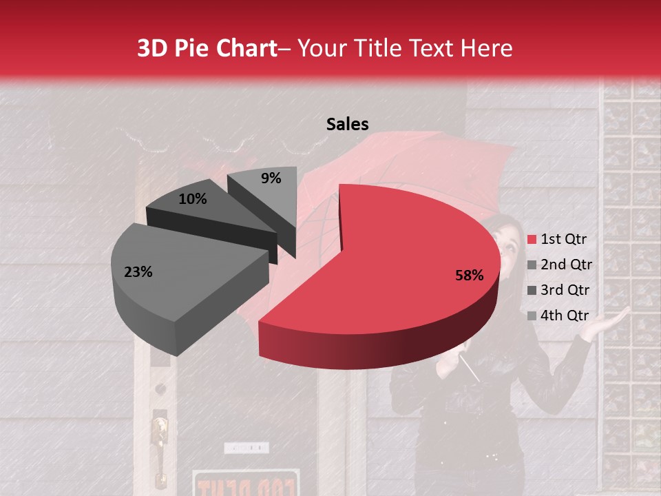 Water People Female PowerPoint Template