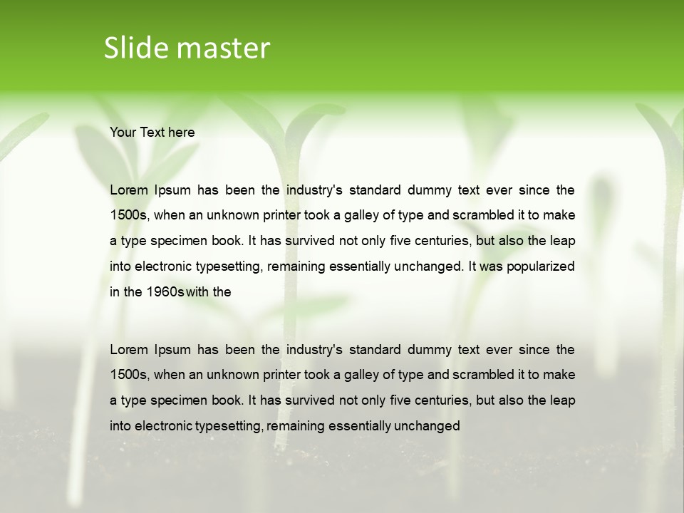 Life Care Develop PowerPoint Template