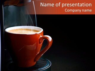 Hot Traditional Cappuccino PowerPoint Template