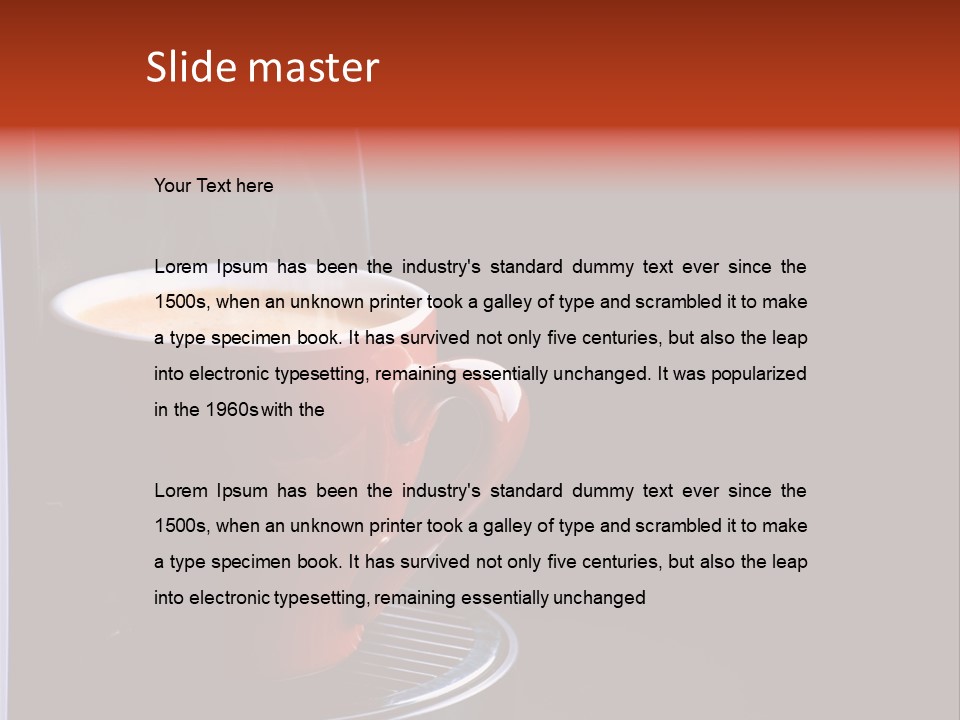 Hot Traditional Cappuccino PowerPoint Template