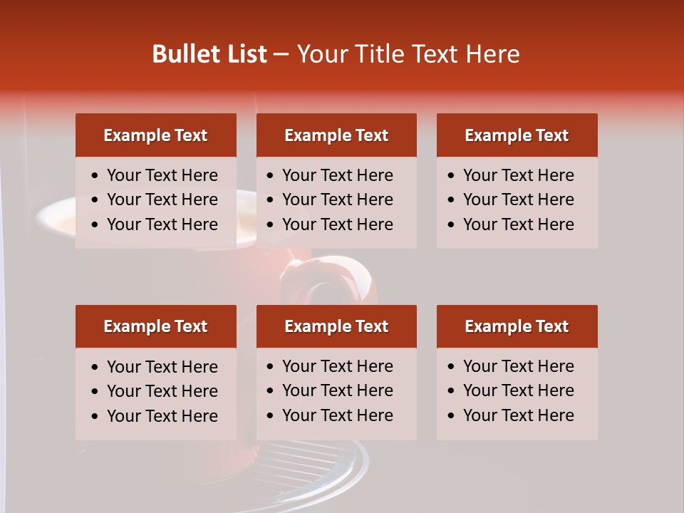 Hot Traditional Cappuccino PowerPoint Template