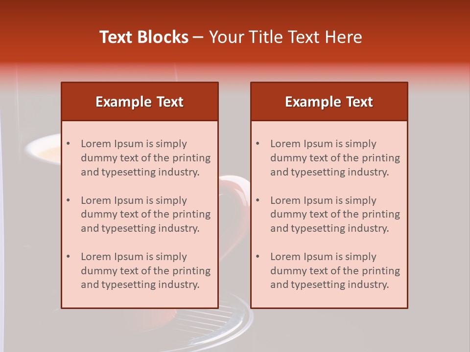 Hot Traditional Cappuccino PowerPoint Template