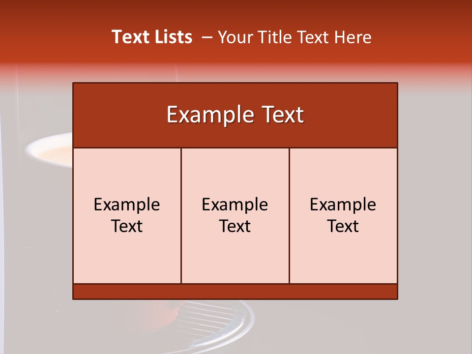 Hot Traditional Cappuccino PowerPoint Template