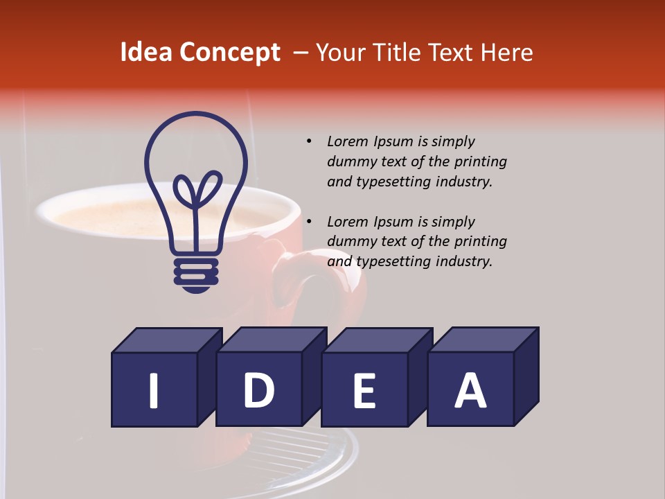 Hot Traditional Cappuccino PowerPoint Template