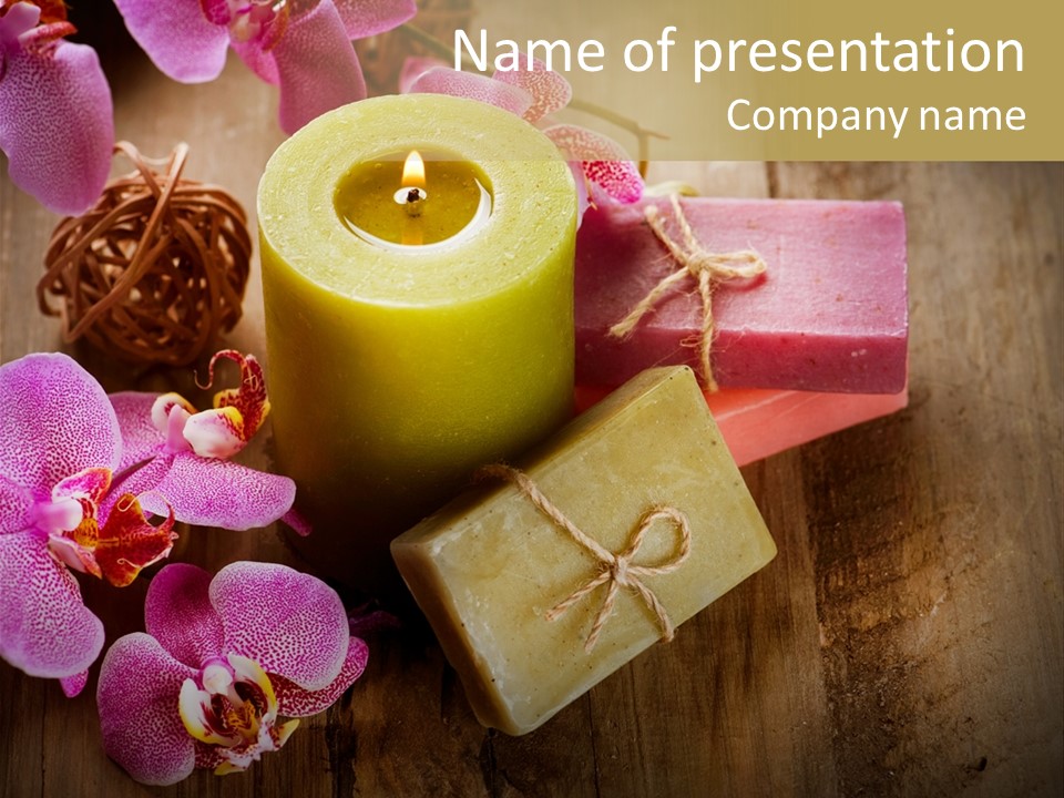 Luxury Orchid Beautiful PowerPoint Template