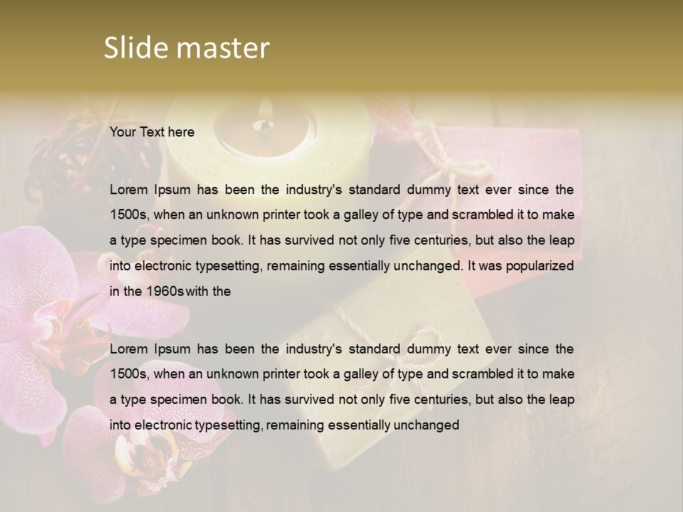 Luxury Orchid Beautiful PowerPoint Template