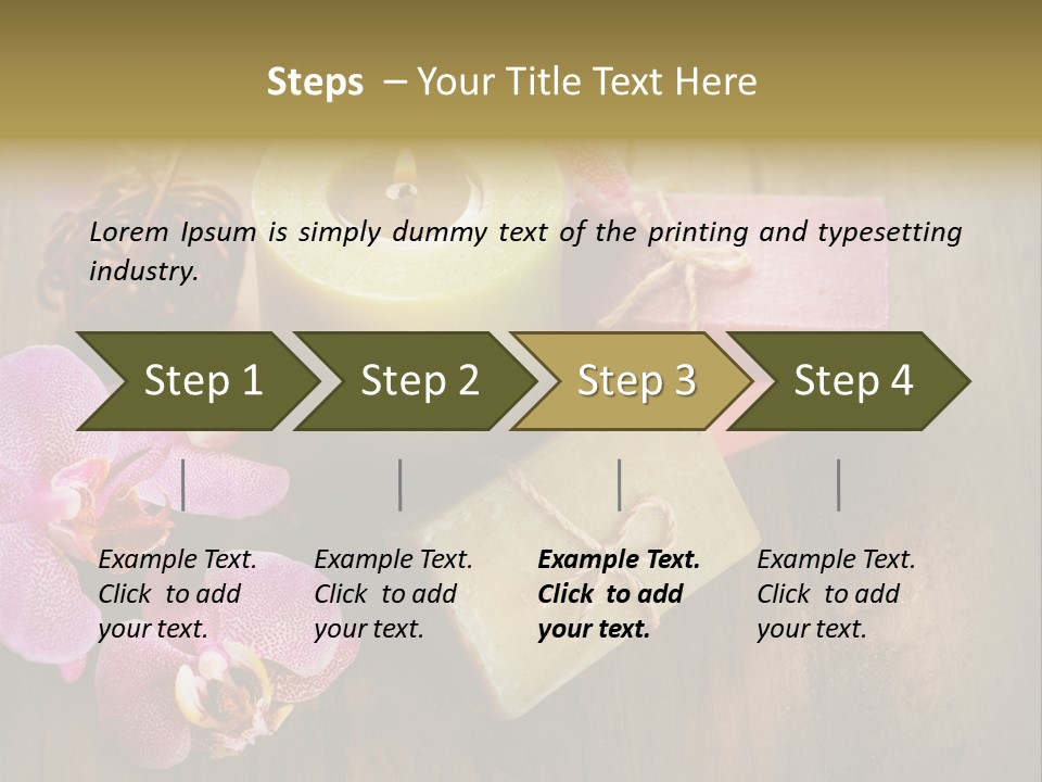 Luxury Orchid Beautiful PowerPoint Template