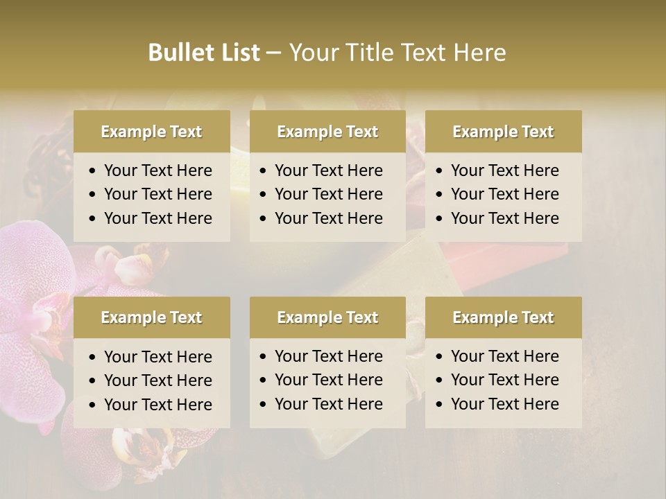 Luxury Orchid Beautiful PowerPoint Template