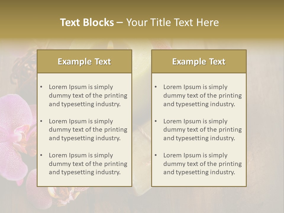 Luxury Orchid Beautiful PowerPoint Template