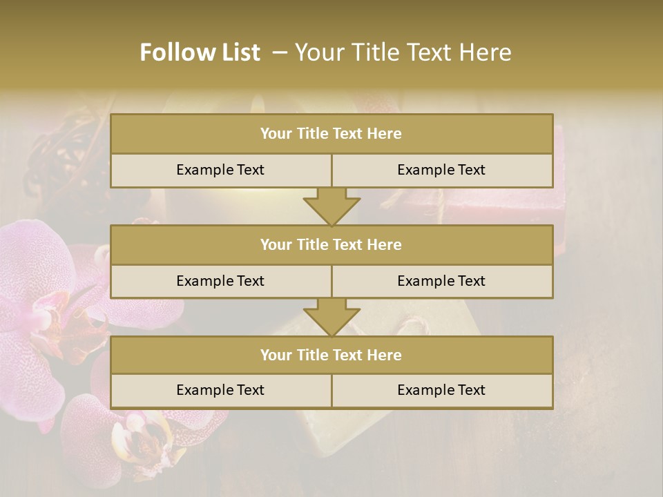 Luxury Orchid Beautiful PowerPoint Template