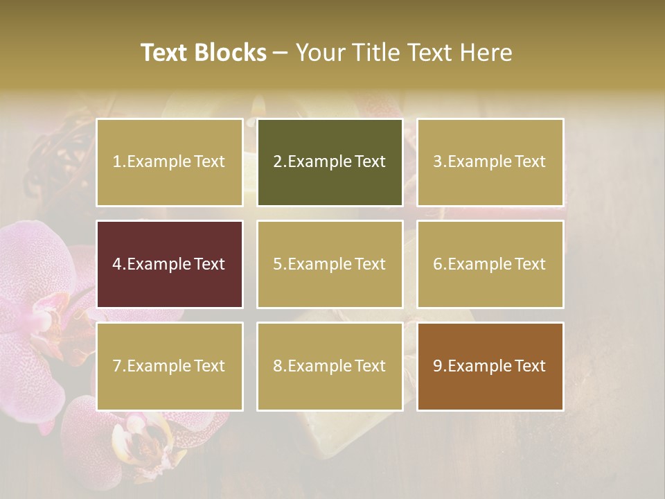 Luxury Orchid Beautiful PowerPoint Template